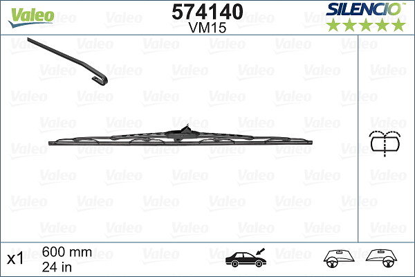 Lamela stergator 574140 VALEO